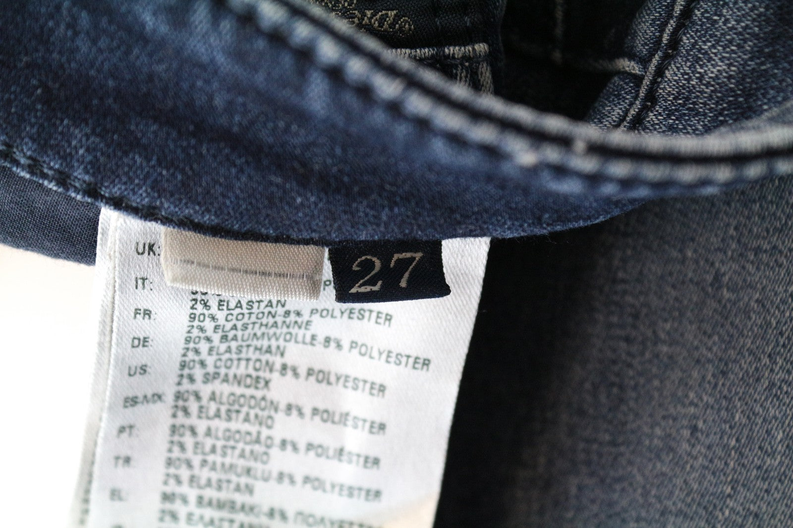 DIESEL Doris-Ne 0676V W27 Jogg Blue Distressed Women's Slim Skinny Stretch Jeans