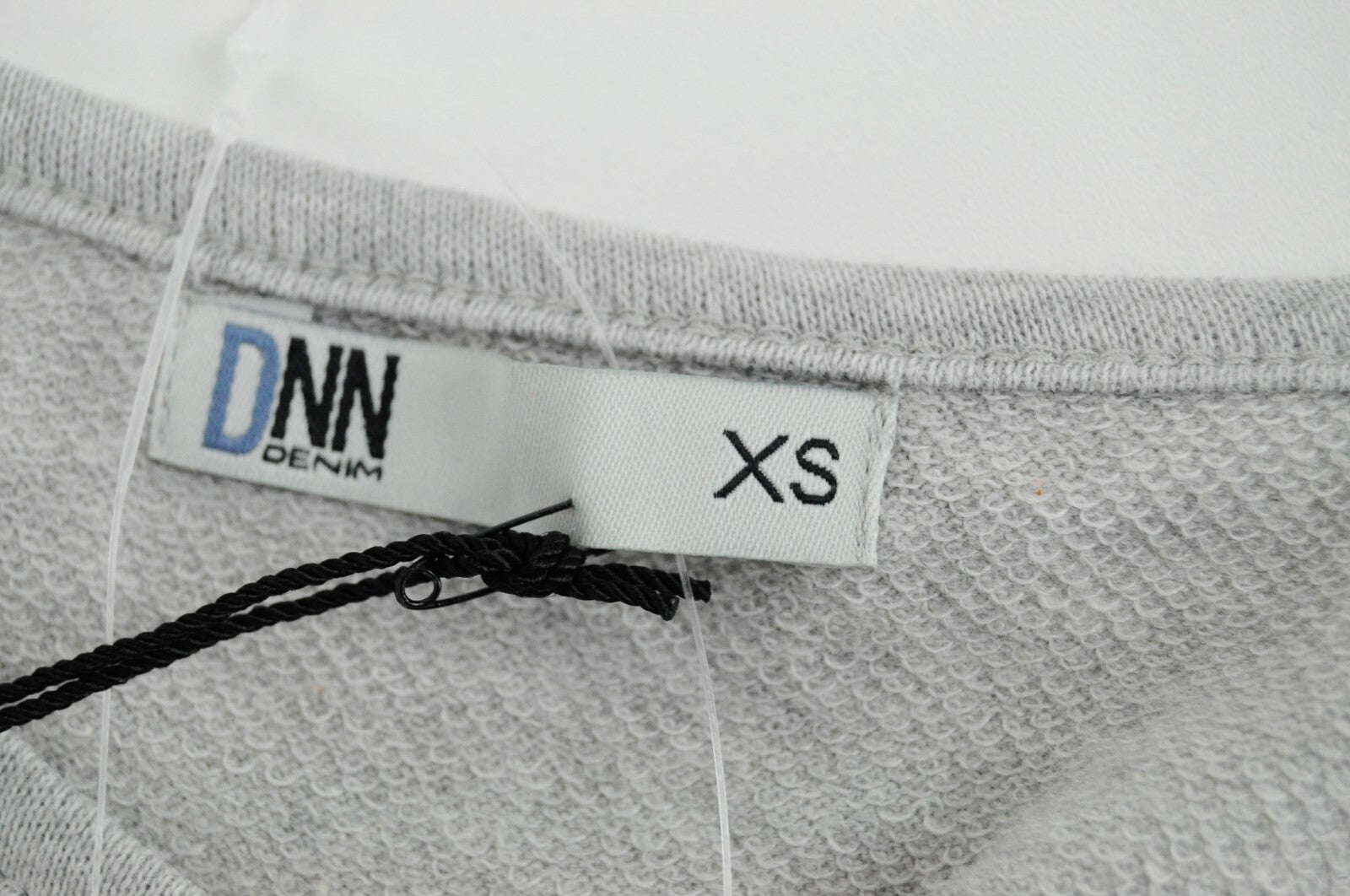 DNN  Womens Sweatshirt XS Grey Long Sleeve Cotton  Slogan Print