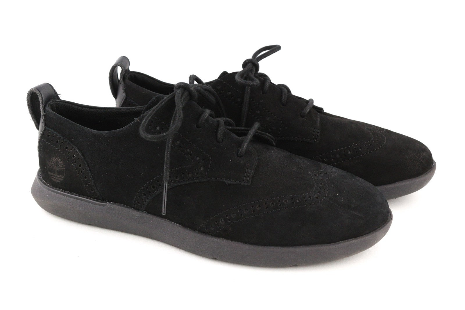 TIMBERLAND A1UZG-A3719 Womens Shoes EU38/38.5 Black Leather Low-Top Laced