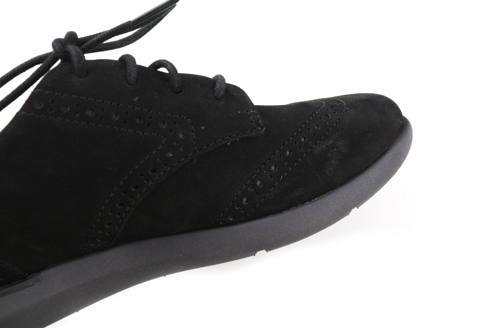 TIMBERLAND A1UZG-A3719 Womens Shoes EU38/38.5 Black Leather Low-Top Laced