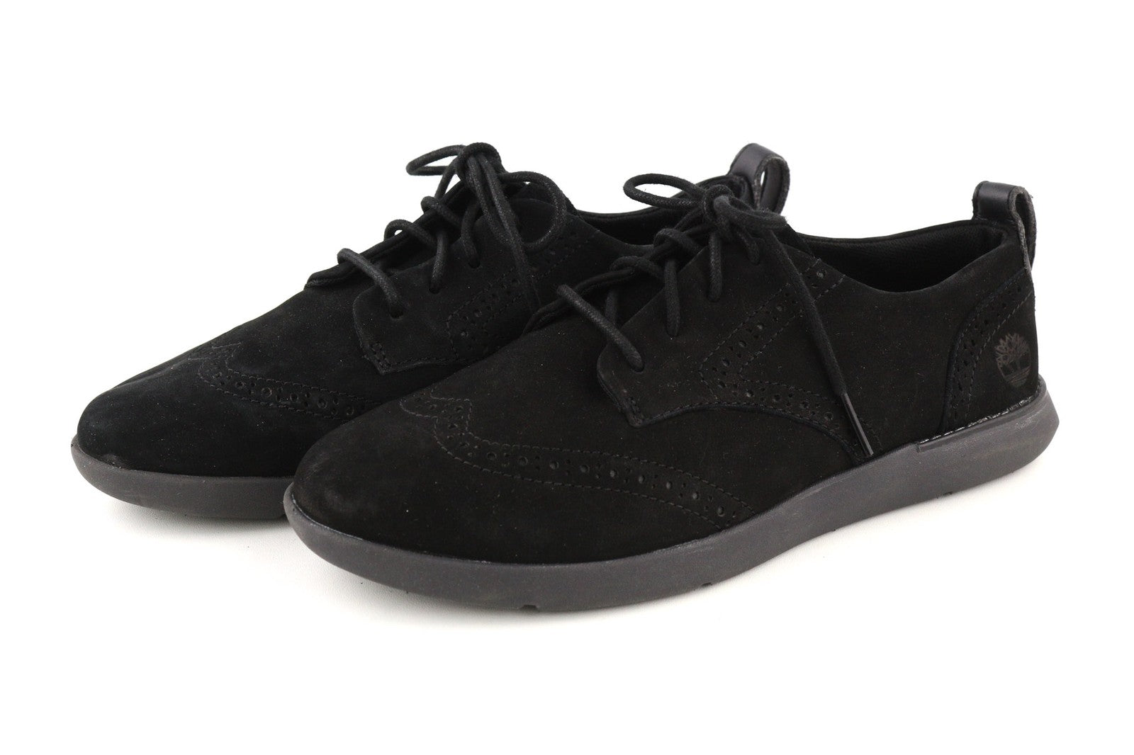 TIMBERLAND A1UZG-A3719 Womens Shoes EU38/38.5 Black Leather Low-Top Laced