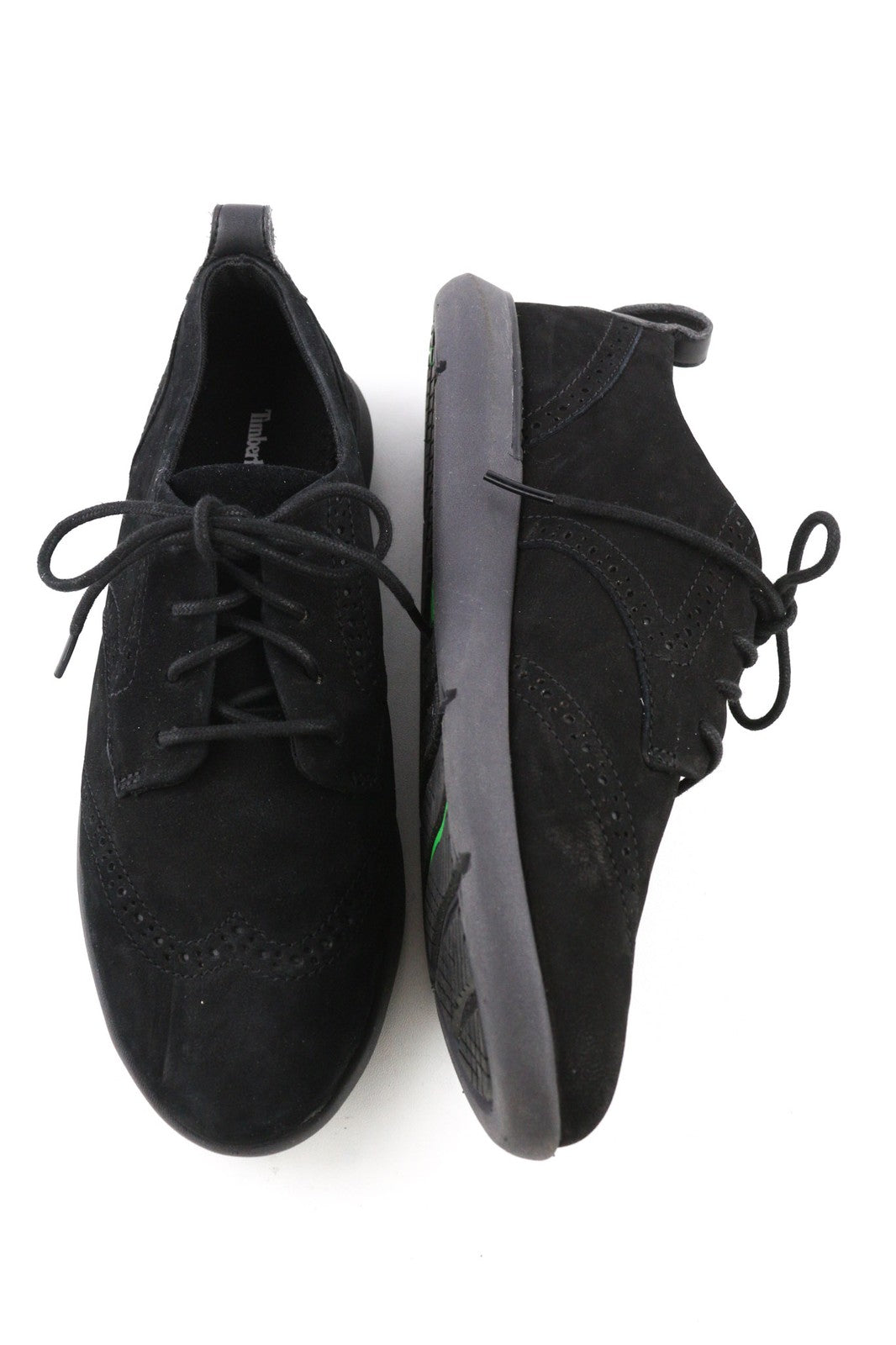 TIMBERLAND A1UZG-A3719 Womens Shoes EU38/38.5 Black Leather Low-Top Laced