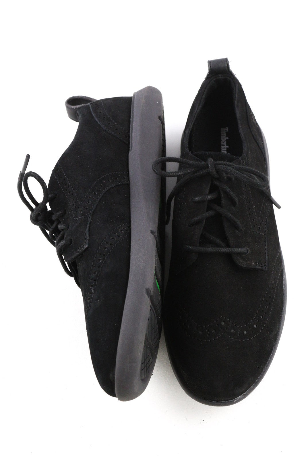 TIMBERLAND A1UZG-A3719 Womens Shoes EU38/38.5 Black Leather Low-Top Laced