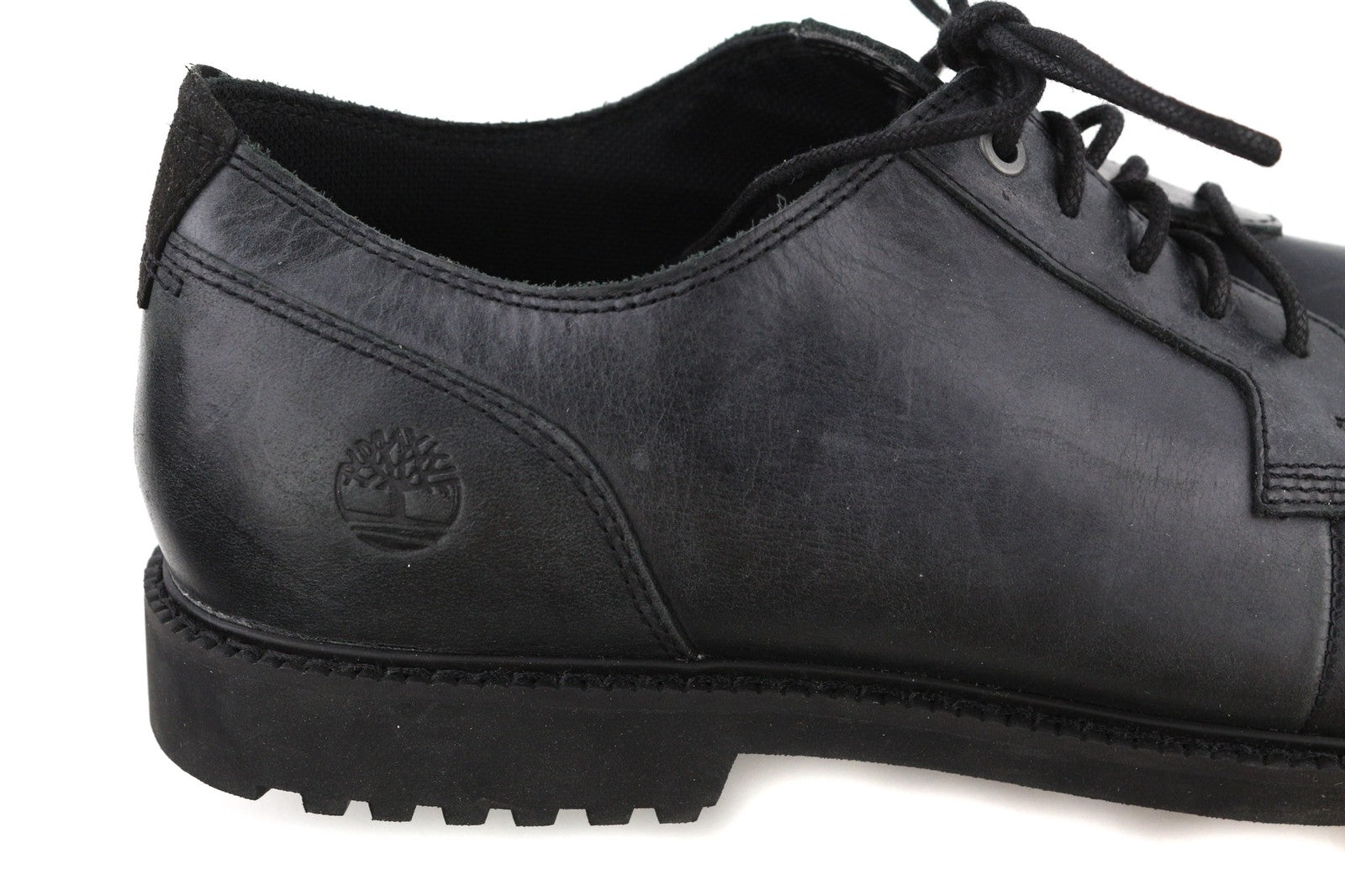 TIMBERLAND A1QE3-A4519 Mens Shoes EU45/45.5 Black Low-Top Leather  Laced