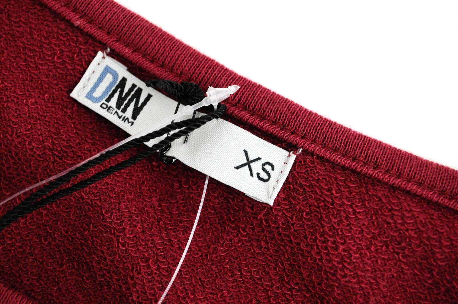 DNN  Womens Sweatshirt XS Red Cotton   Print Long Sleeve