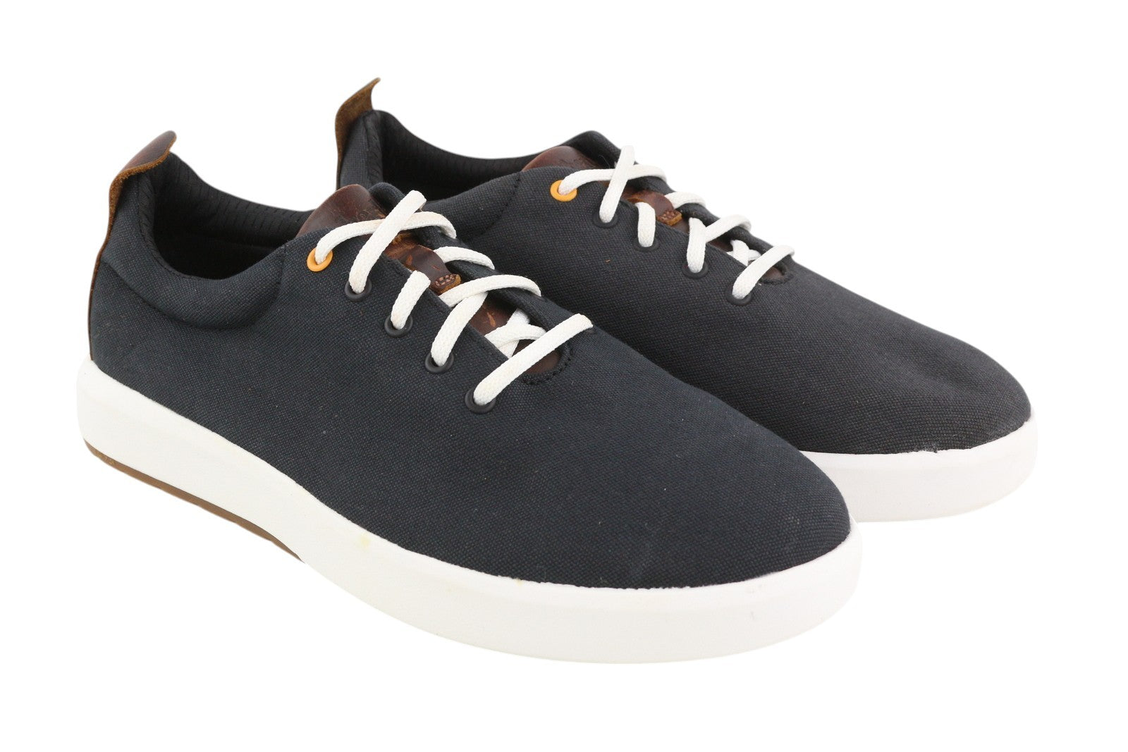 TIMBERLAND A24VB Men Sneakers EU41.5 Black Almond Toe Tencel Refibra Trainers