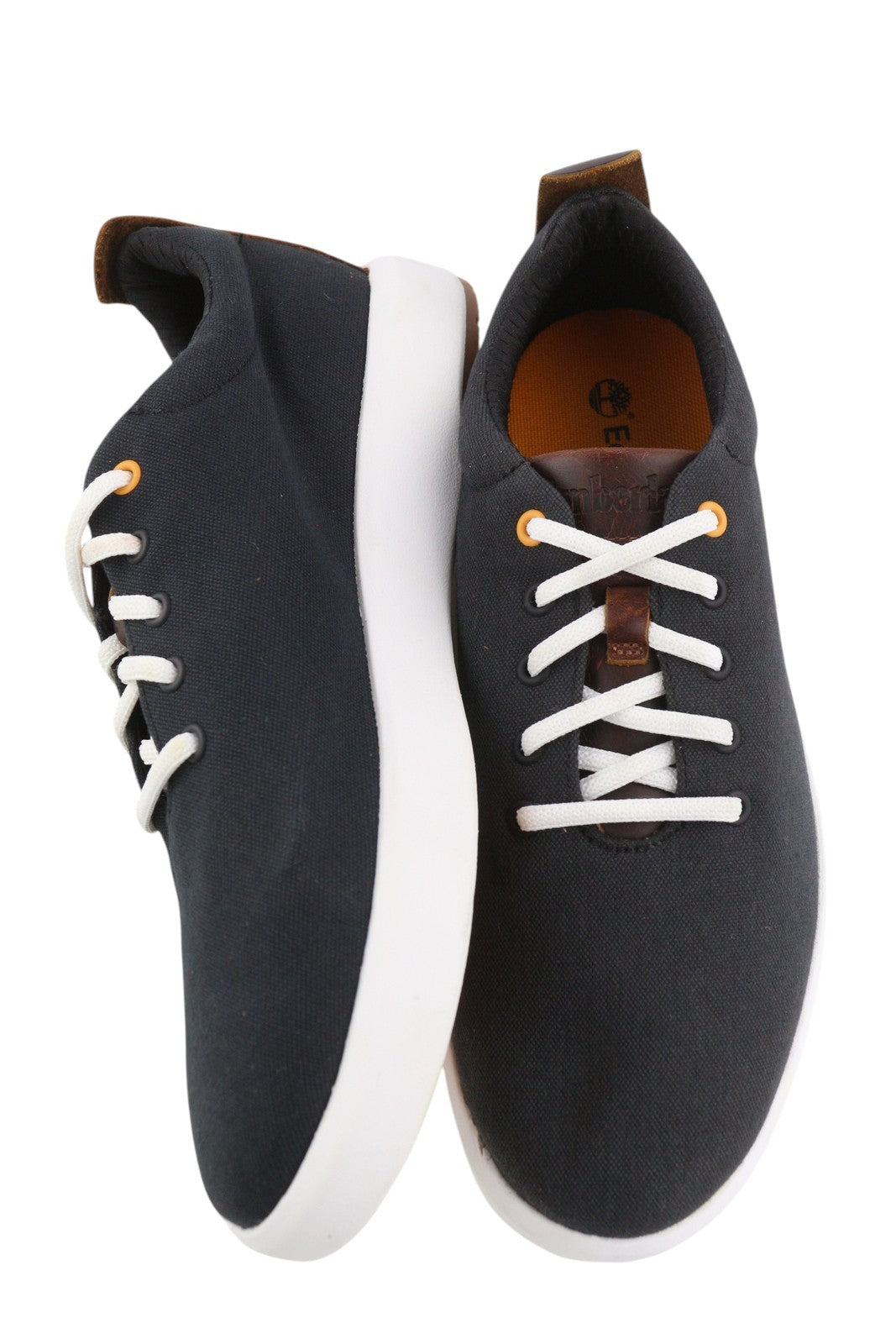 TIMBERLAND A24VB Men Sneakers EU41.5 Black Almond Toe Tencel Refibra Trainers