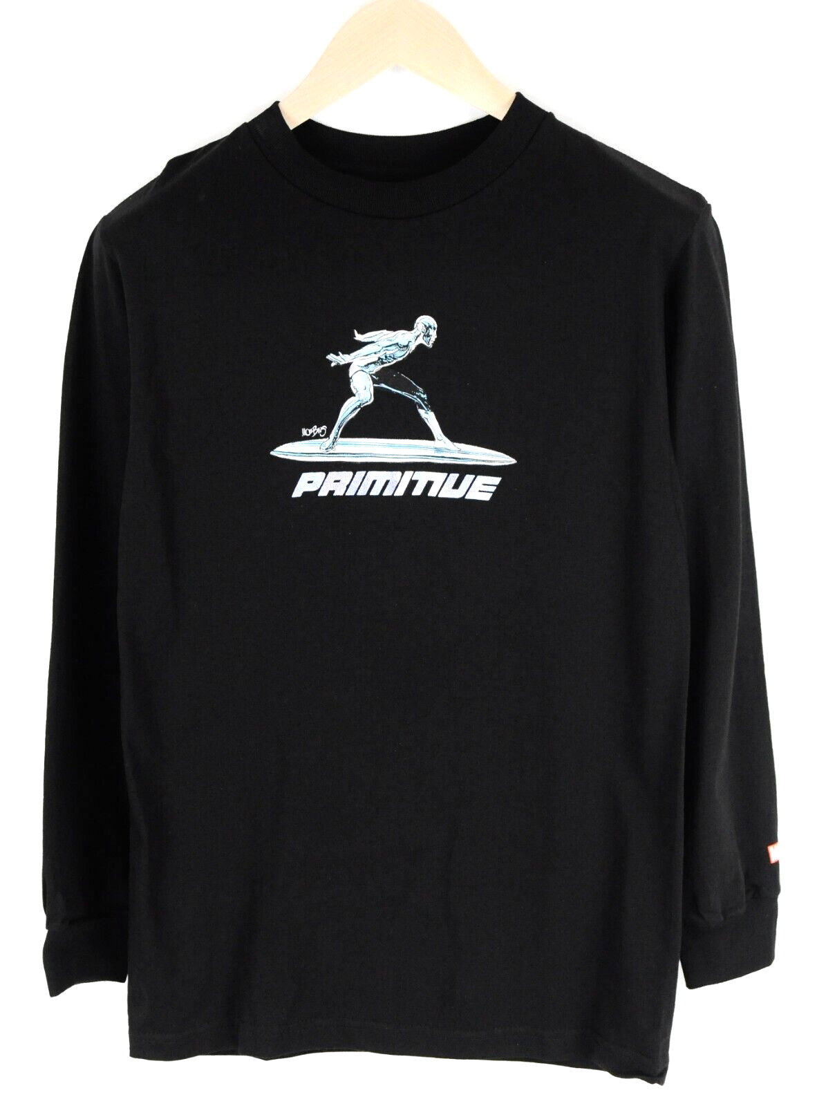 Primitive Mens Marvel Sweatshirt S Black Cotton  Pullover Long Sleeve