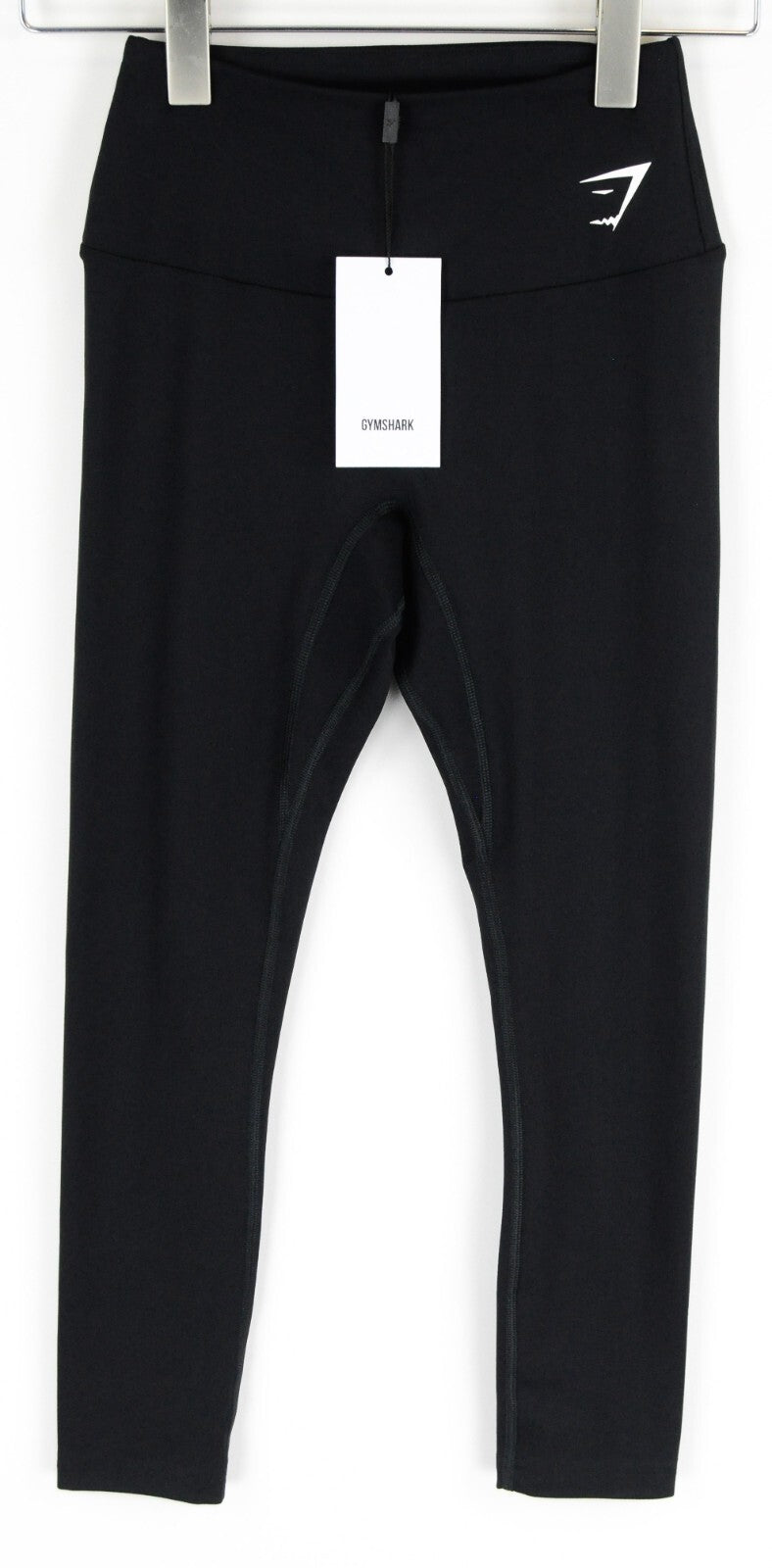 Gymshark Womens Leggings XS Black Gym Training 7/8 Activewear Stretch