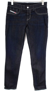 Diesel Livier-S 084QI Womens Jeans W29 Dark Blue Skinny Stretch Zip