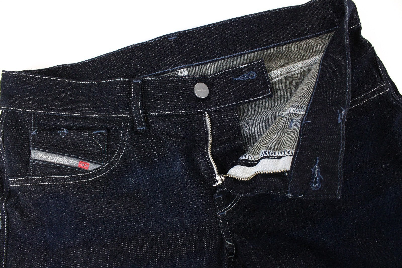 Diesel Livier-S 084QI Womens Jeans W29 Dark Blue Skinny Stretch Zip
