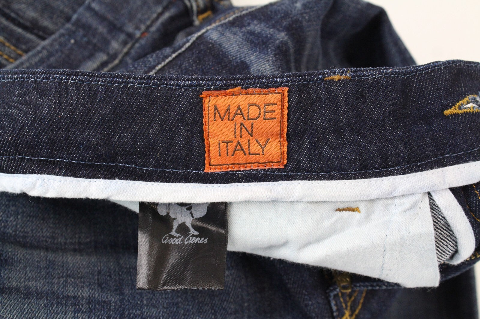 Good Genes Mens Jeans W29/L34 Mid-Blue Stretch 2-Year Wash Zip-Fly Classic