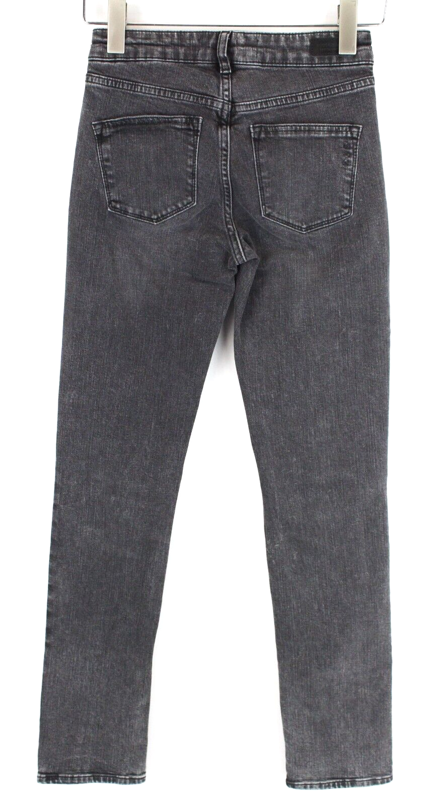 Scotch & Soda Womens Jeans W24/L32 Grey Distressed Slim Straight Stretch