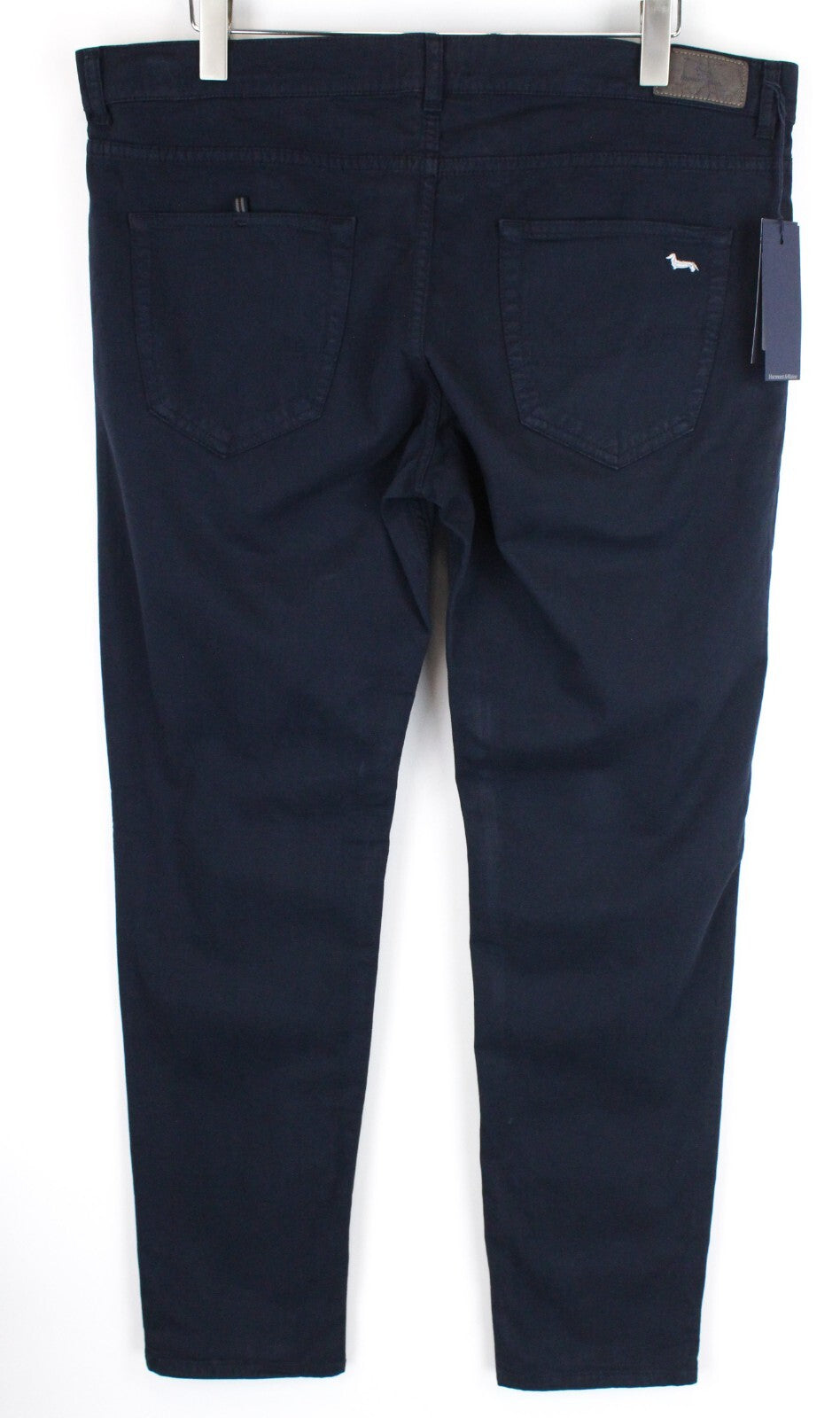 Harmont & Blaine Mens Pants IT56 Navy Cotton  Stretch Classic Zip-Fly