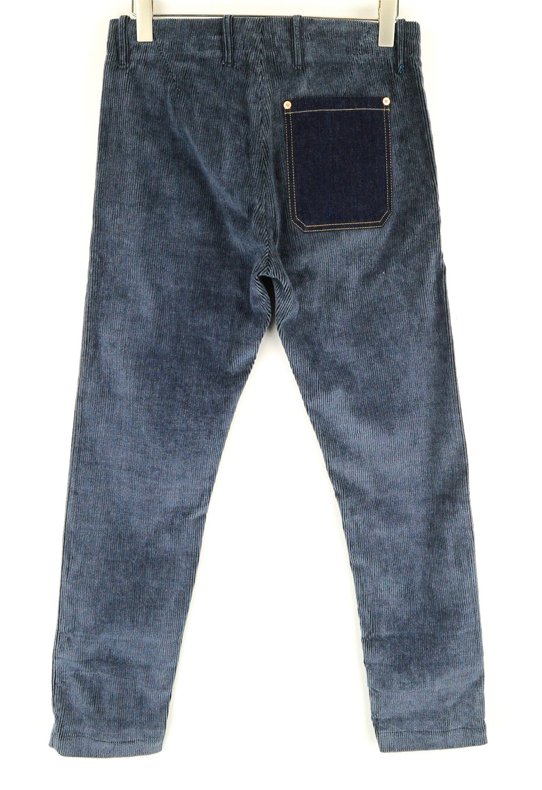 REPLAY W30 L30 Blue Corduroy Trousers Mens Cotton  Regular Stretch