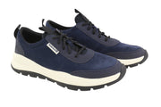 TIMBERLAND A24RX Men Sneakers EU41/42 Dark Blue Leather Almond Toe Low Trainers