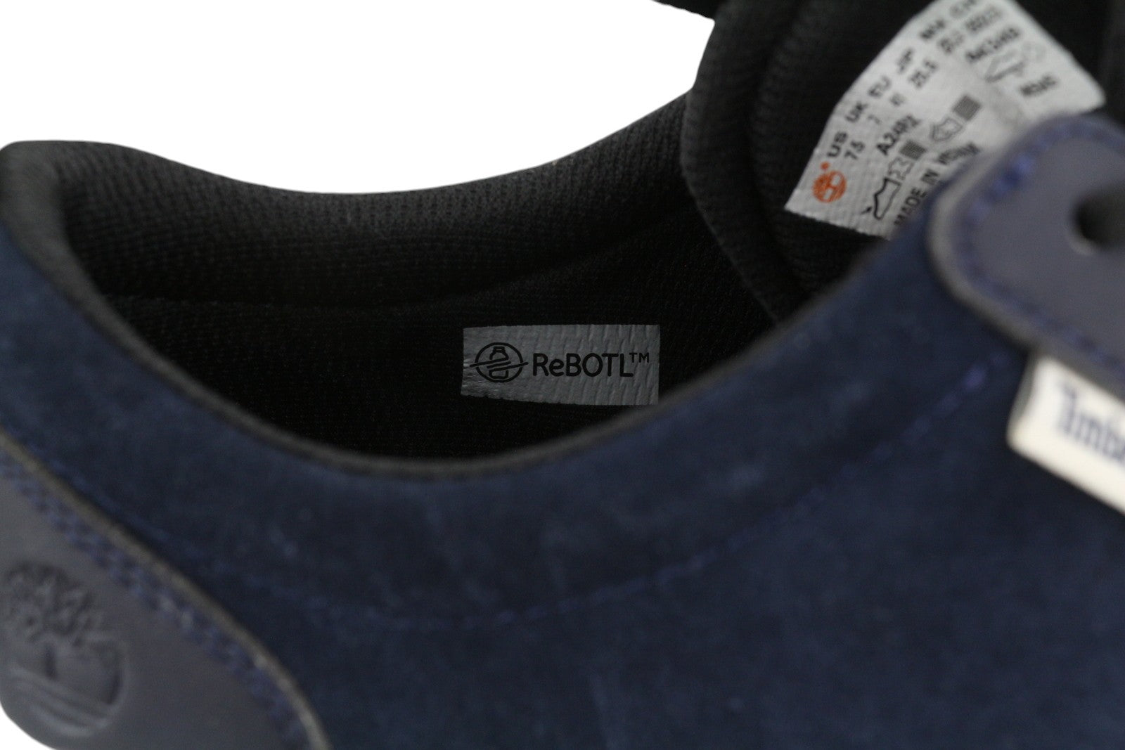 TIMBERLAND A24RX Men Sneakers EU41/42 Dark Blue Leather Almond Toe Low Trainers