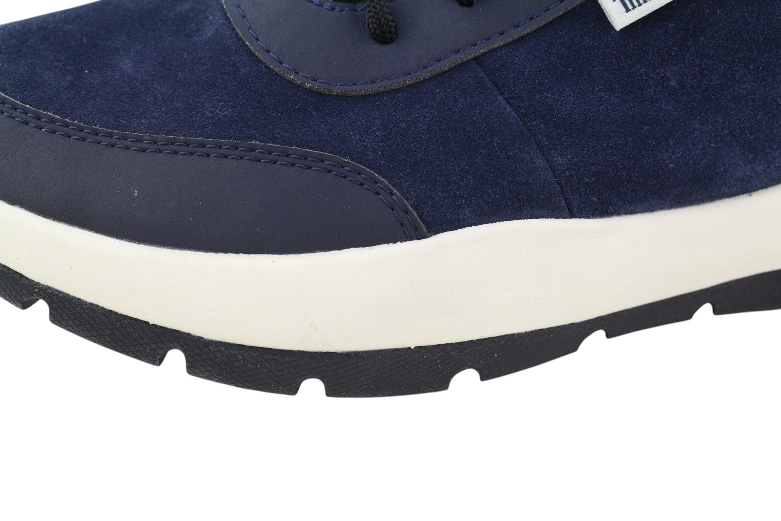 TIMBERLAND A24RX Men Sneakers EU41/42 Dark Blue Leather Almond Toe Low Trainers