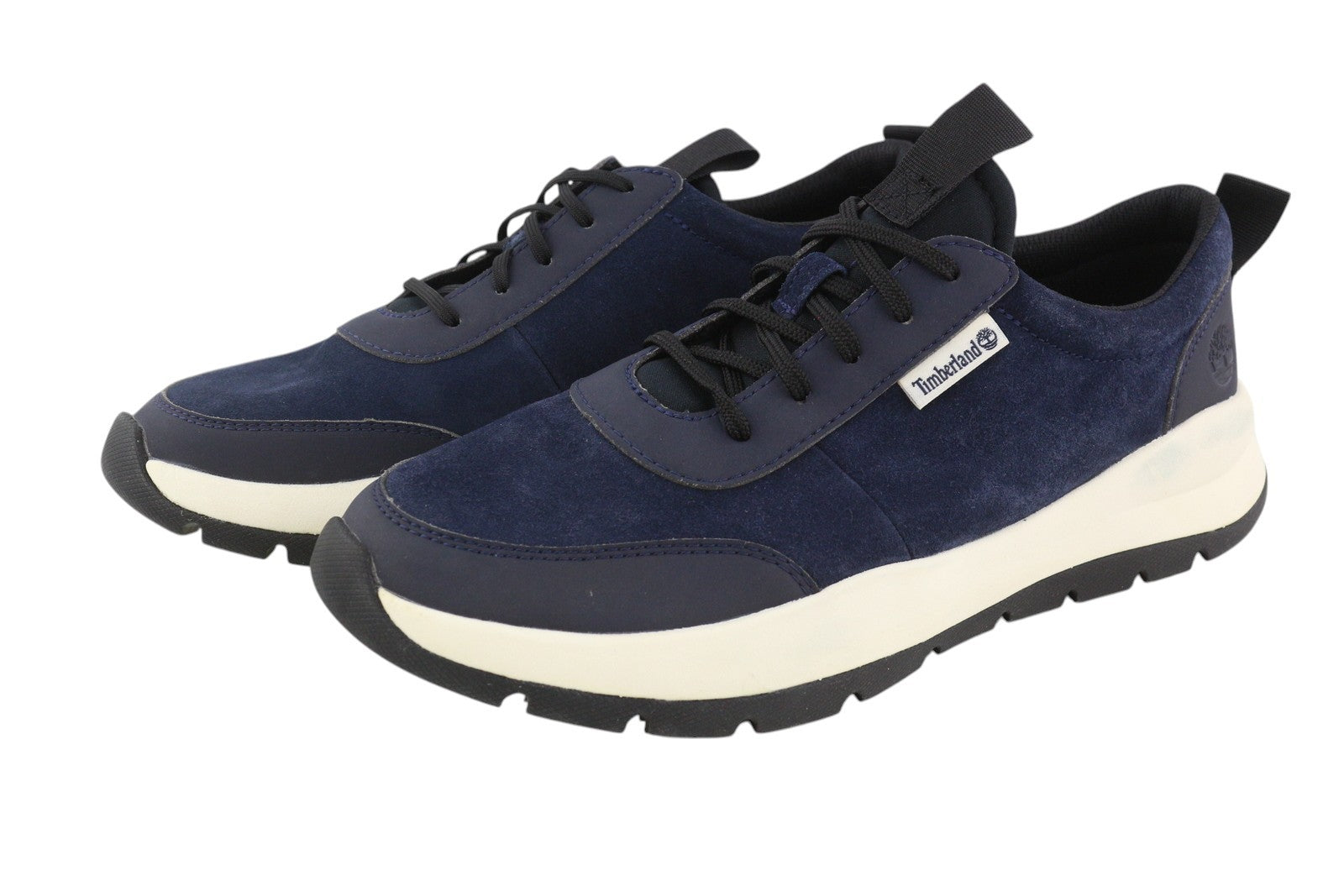 TIMBERLAND A24RX Men Sneakers EU41/42 Dark Blue Leather Almond Toe Low Trainers