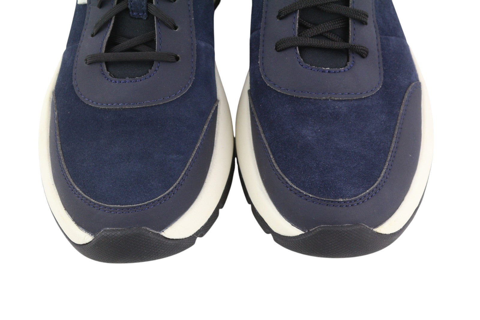 TIMBERLAND A24RX Men Sneakers EU41/42 Dark Blue Leather Almond Toe Low Trainers