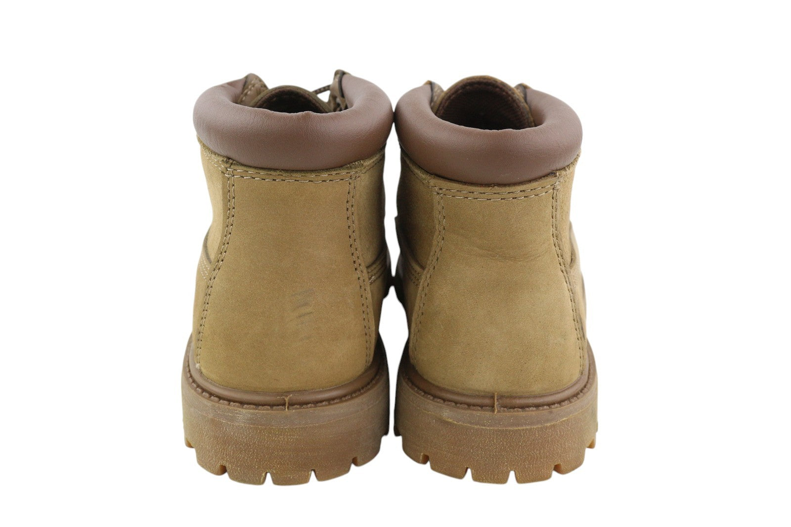 TIMBERLAND A1QJA Women Boots EU37/38 Grey Leather Ankle-Top Lace Up Ortholite