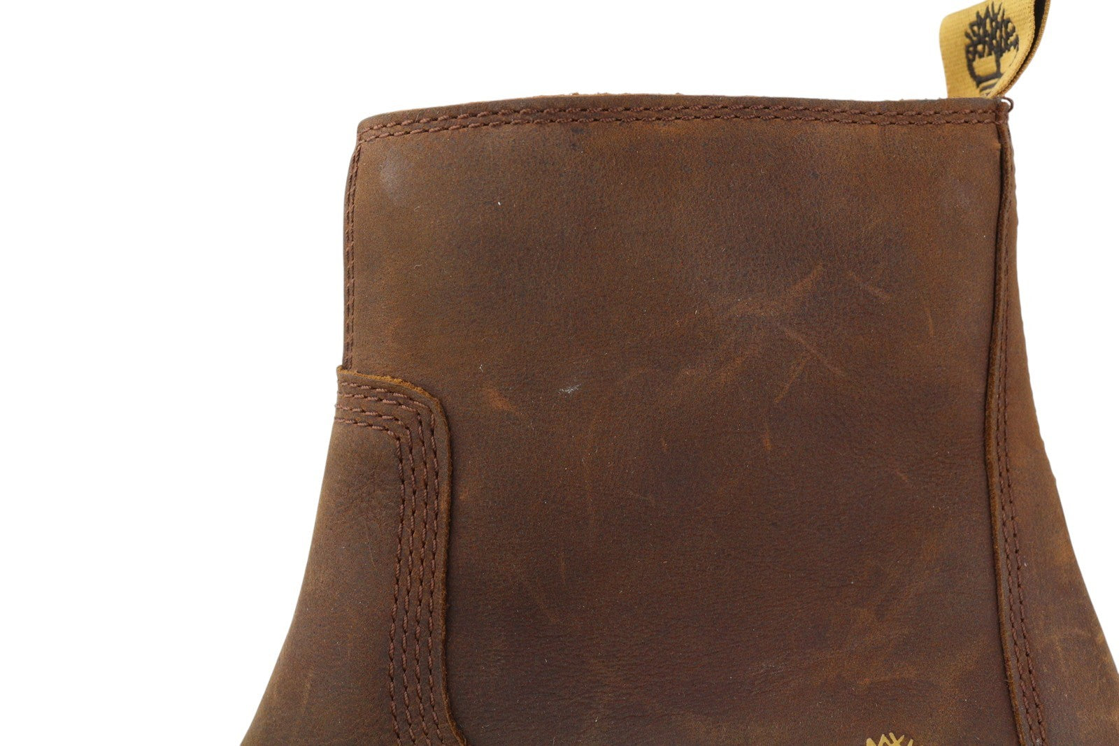 TIMBERLAND A25BV Women Boots EU39/40 Brown Leather Heeled Aged Look Mid-Top