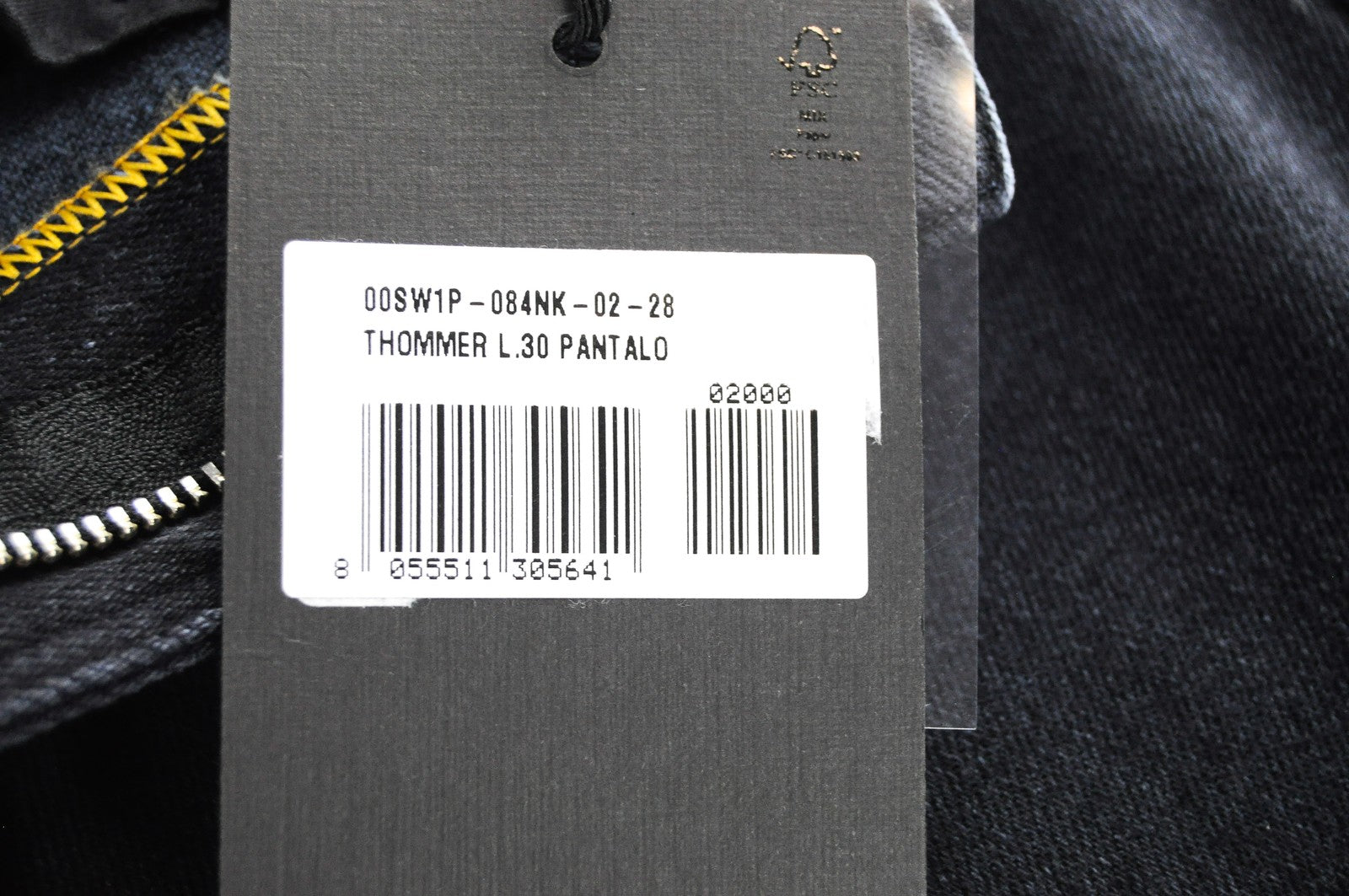 DIESEL Thommer 084NK Skinny Slim W28 L30 Mens Jeans Dark Blue Stretch Cotton