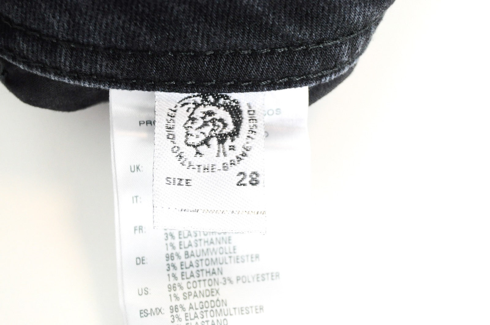 DIESEL Thommer 084NK Skinny Slim W28 L30 Mens Jeans Dark Blue Stretch Cotton