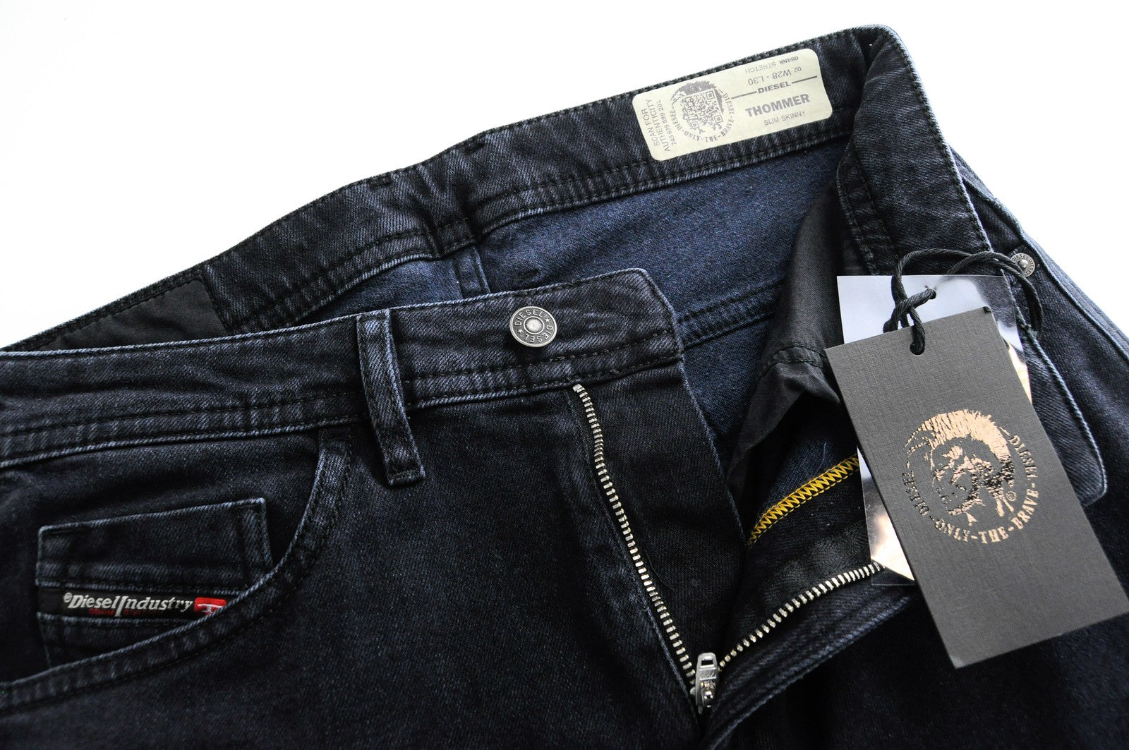 DIESEL Thommer 084NK Mens Jeans W28 L30 Slim Skinny Blue Cotton Stretch