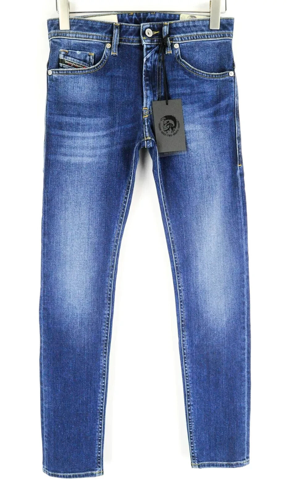 DIESEL Thommer 0870F W27 L32 Mens Jeans Slim Skinny Blue 5-Pocket Stretch