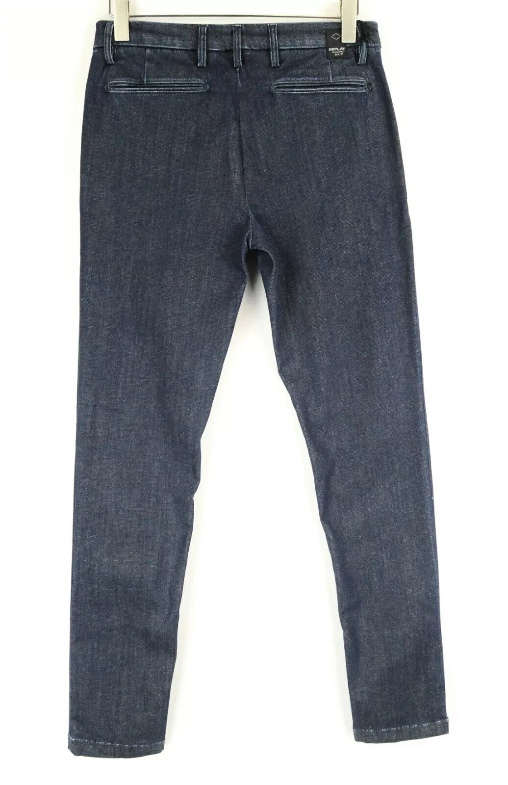 REPLAY Benni Chino Jeans Mens W30 L34 Slim  Stretch Blue Cotton Edition
