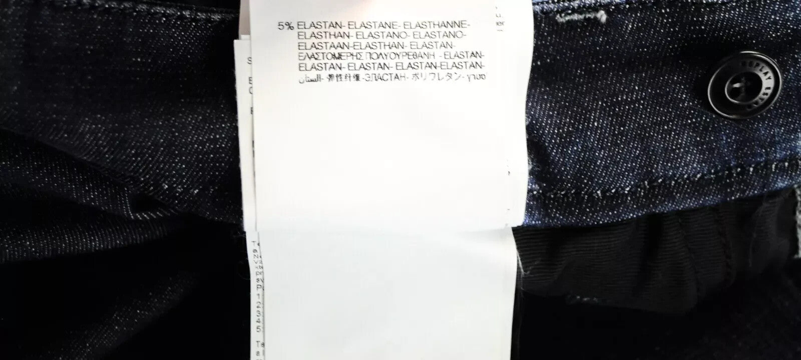 REPLAY Benni Chino Jeans Mens W30 L34 Slim  Stretch Blue Cotton Edition