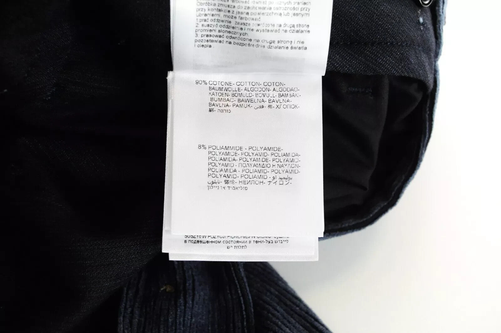 REPLAY Corduroy Trousers Mens W31 L30 Blue Cotton  Stretch Regular