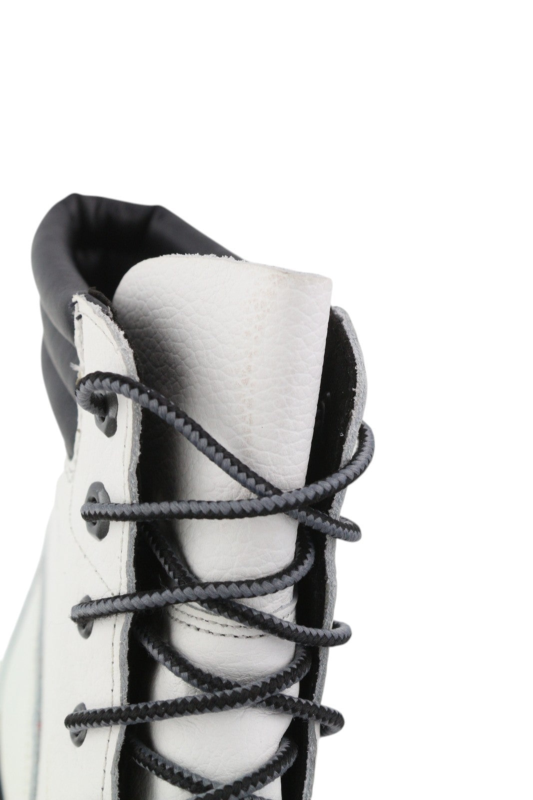 TIMBERLAND A2JQH Women Boots EU37/38 White Leather Laced GreenStride ReBOTL