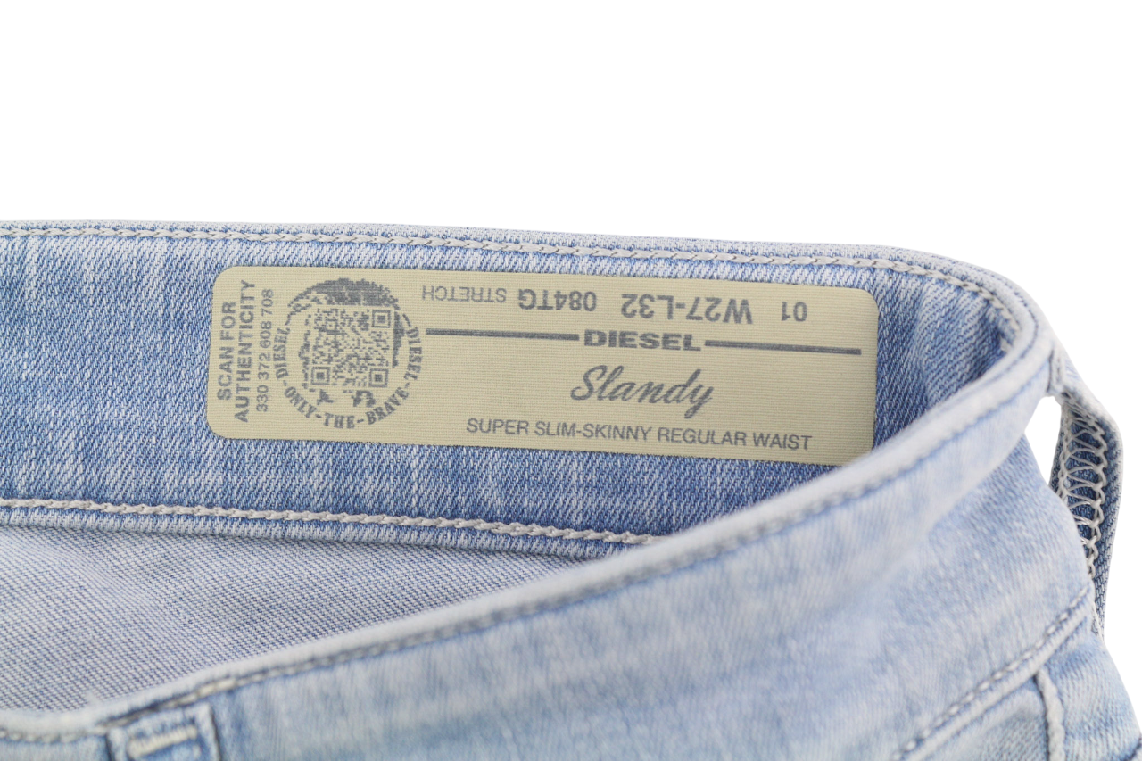 DIESEL Slandy 084TG Women Jeans W27/L32 Super Slim Skinny Regular Waist RRP€155