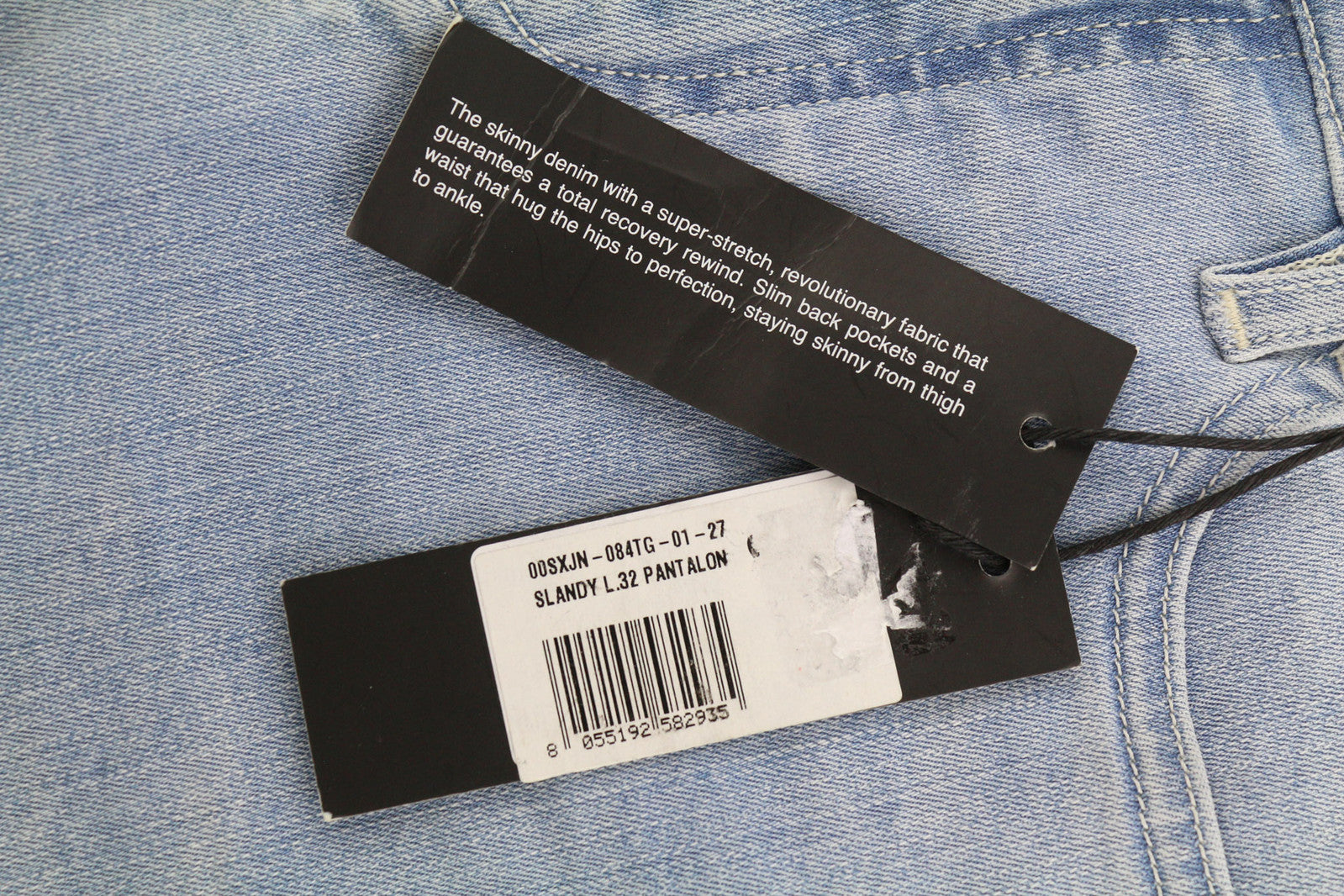 DIESEL Slandy 084TG Women Jeans W27/L32 Super Slim Skinny Regular Waist RRP€155