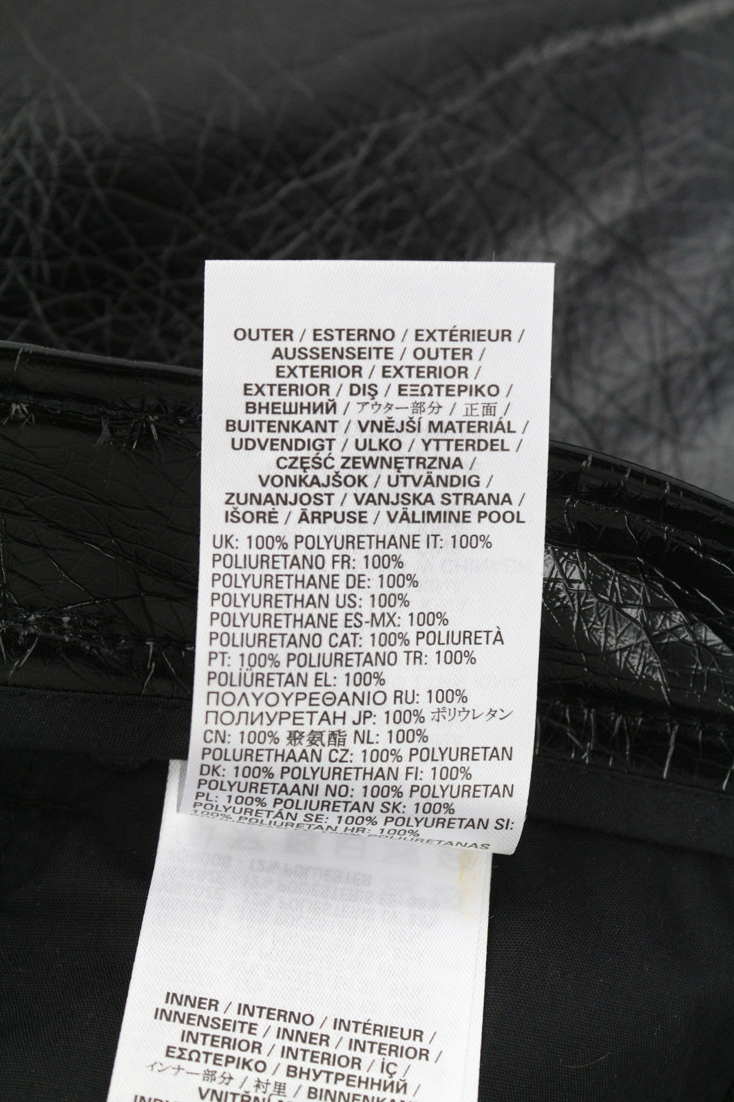 DIESEL P-Arcy Women Trousers W27 Black Coated Slim Fit Shiny Effect Zip RRP€225