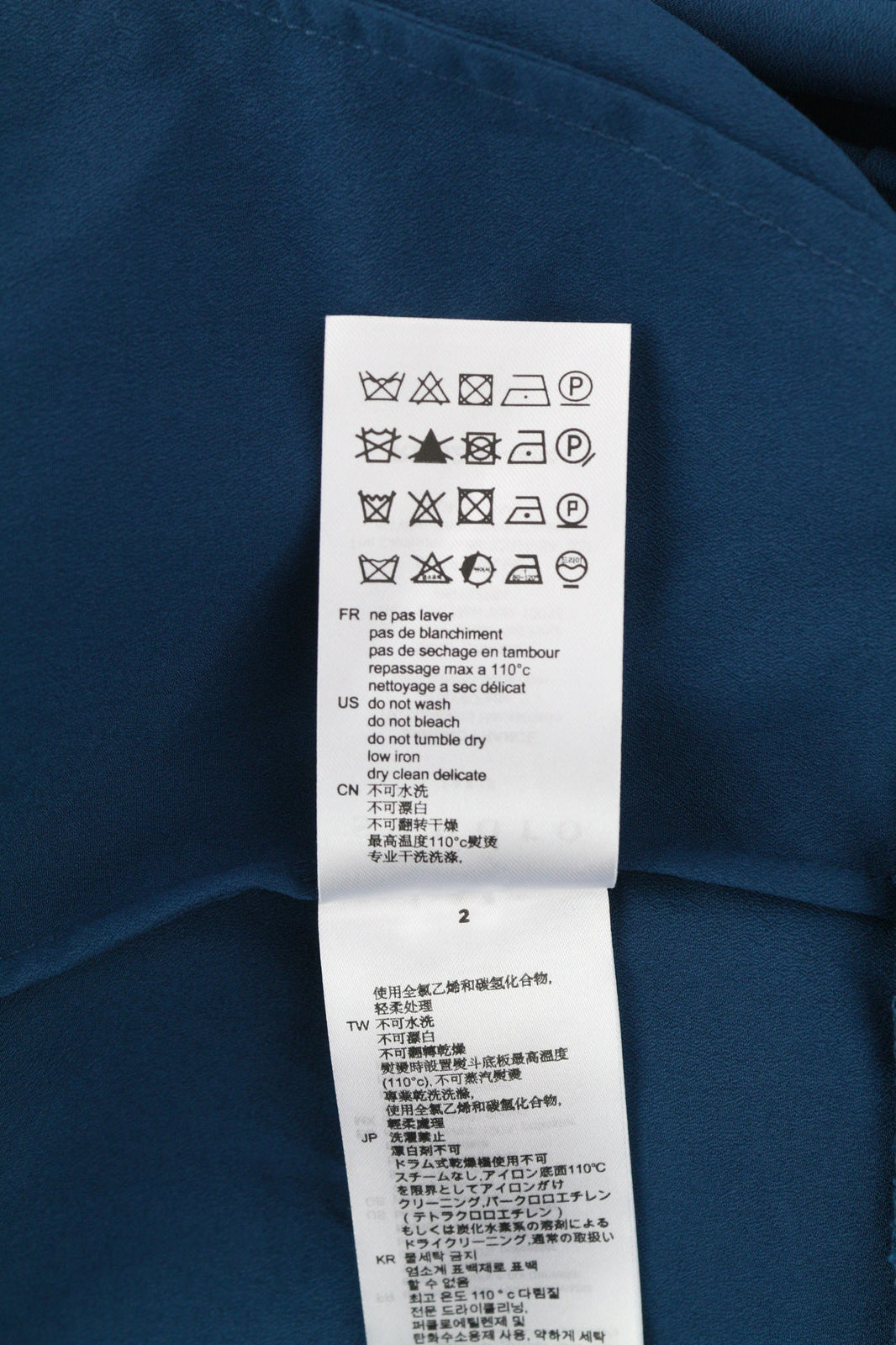 SANDRO Women Dress 38 Blue Long Sleeved Laced Pleated Lined Mini