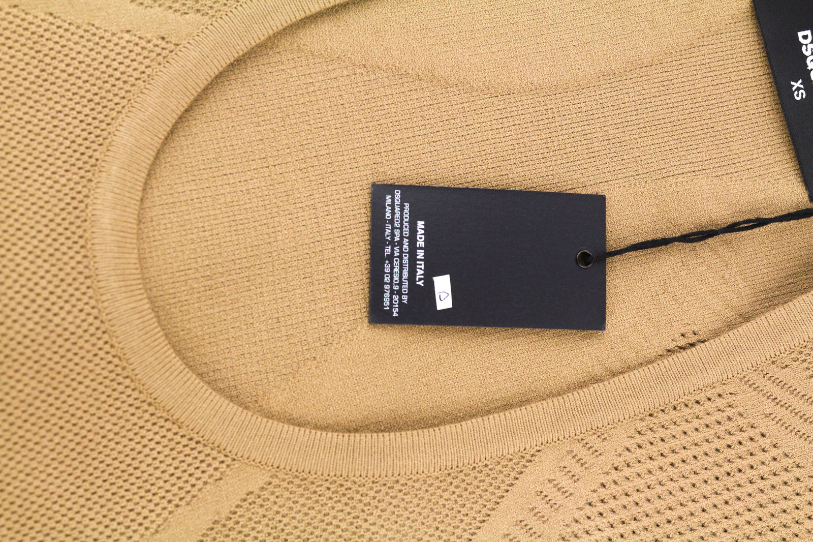 DSQUARED2 Women Dress XS Tan Brown Sleeveless Side-Tie Long Maxi Bodycon