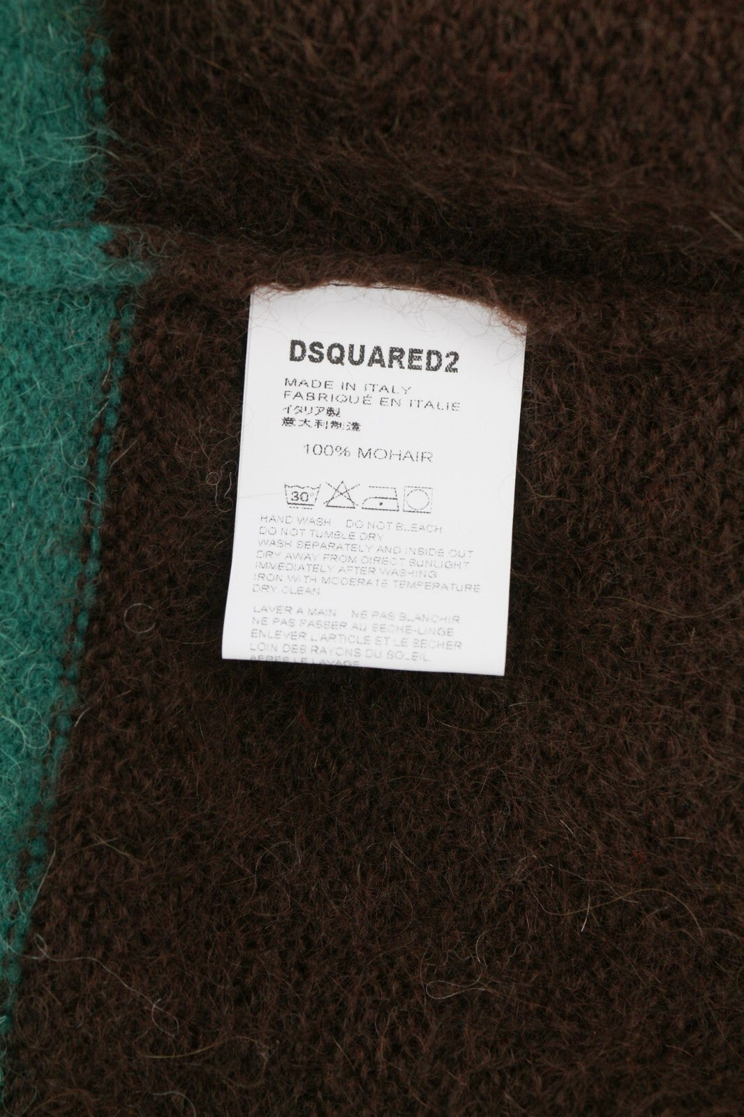 DSQUARED2 Women Jumper S Oversized Wool Moair Alpaca Overcoat RRP$2845