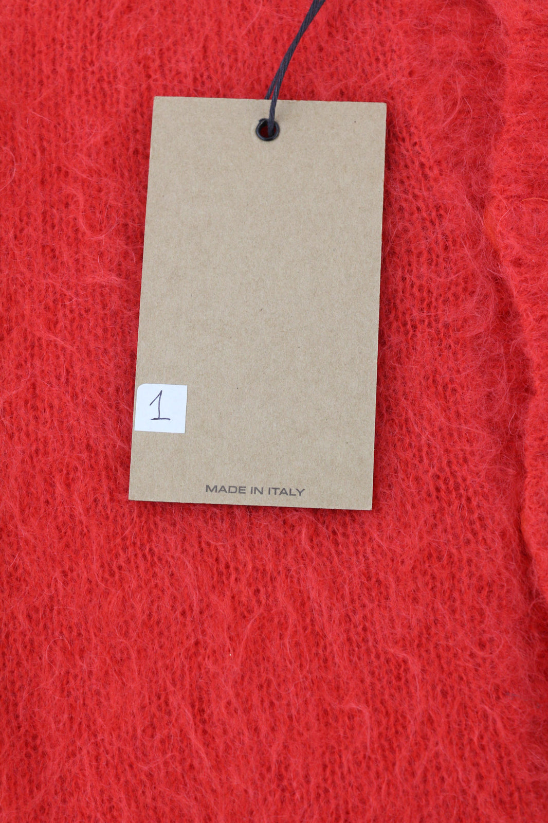 DSQUARED2 Women Jumper S Red Mohair Wool Blend Long Sleeved Button-Up Cardigan