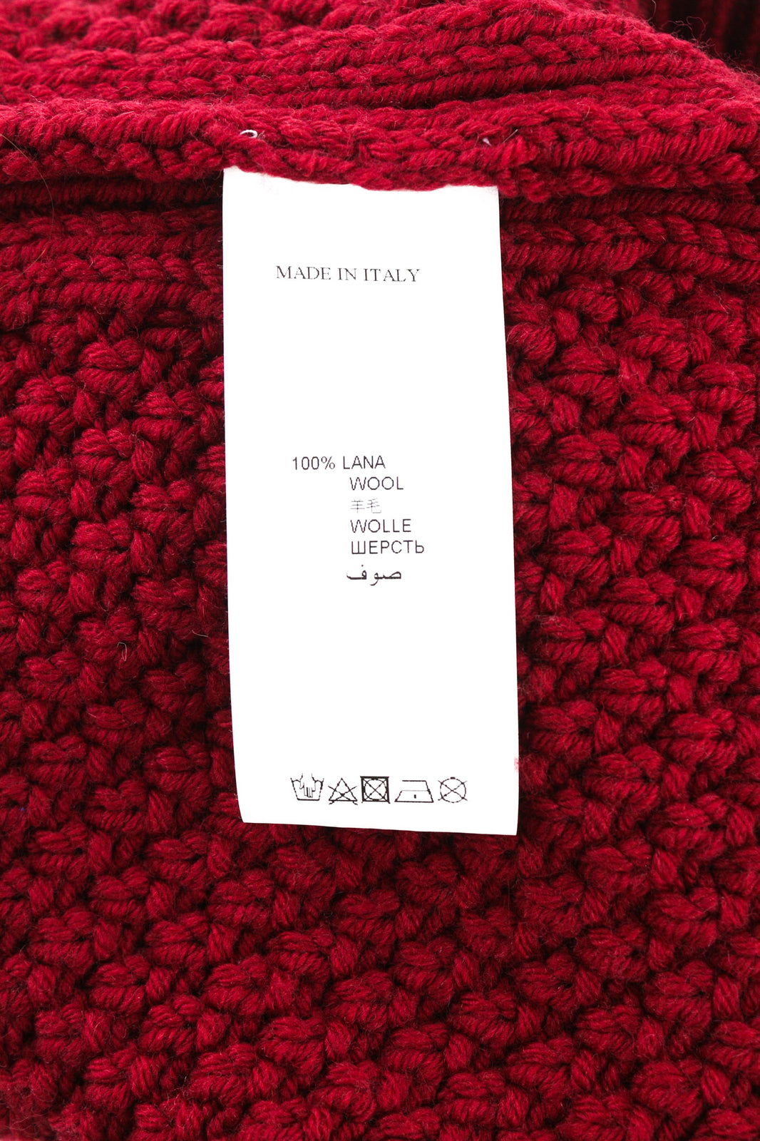 DSQUARED2 Women Jumper XS Red Pure Wool Knitted Long Sleeved Pullover