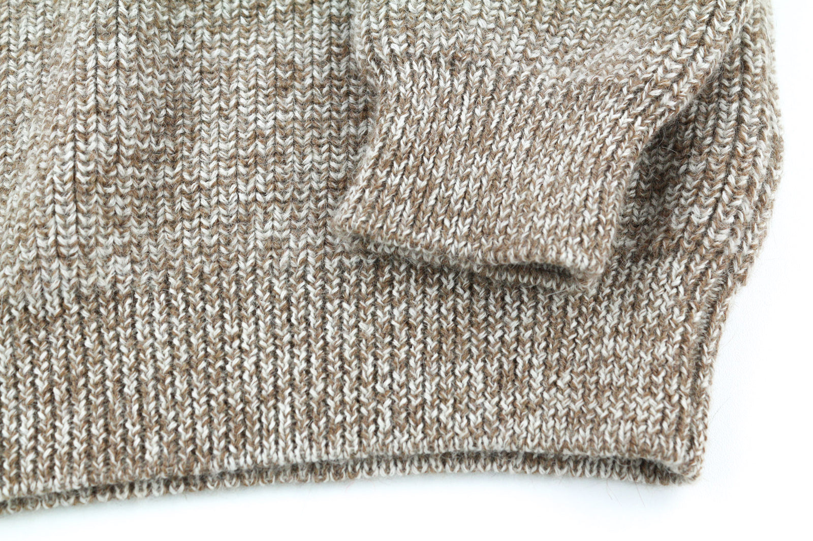 DSQUARED2 Women Jumper ~S Brown Pure Wool Knitted Long Sleeved Pullover V-Neck