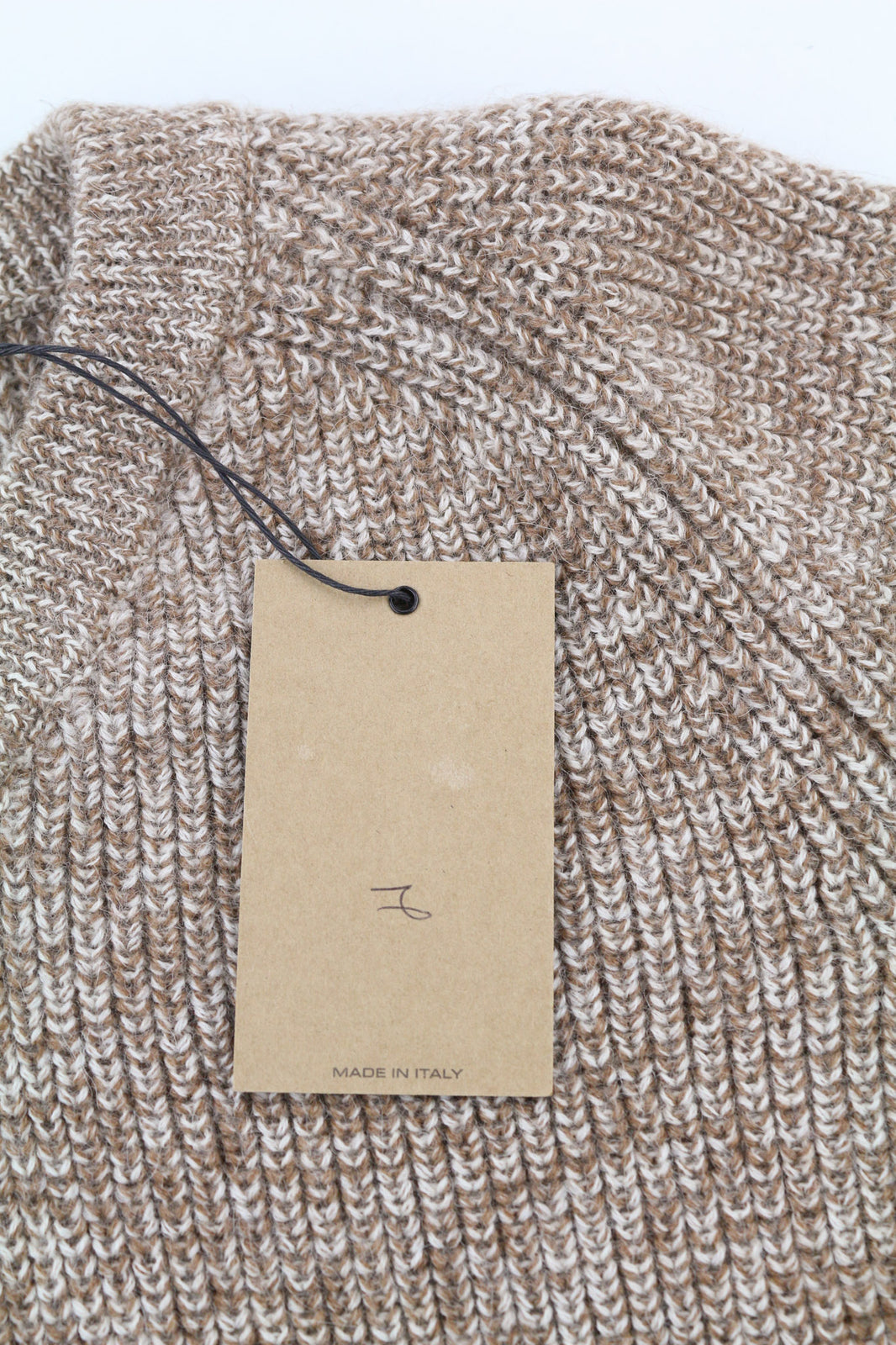 DSQUARED2 Women Jumper ~S Brown Pure Wool Knitted Long Sleeved Pullover V-Neck