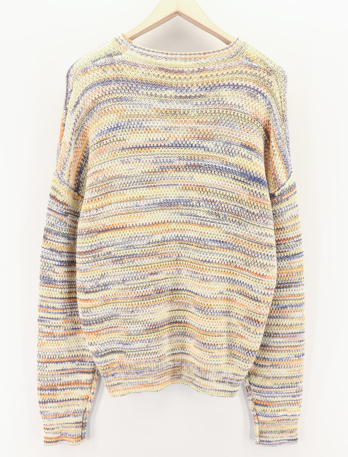 DSQUARED2 Women Jumper M Multicoloured Pure Cotton Knitted Long Sleeved Pullover