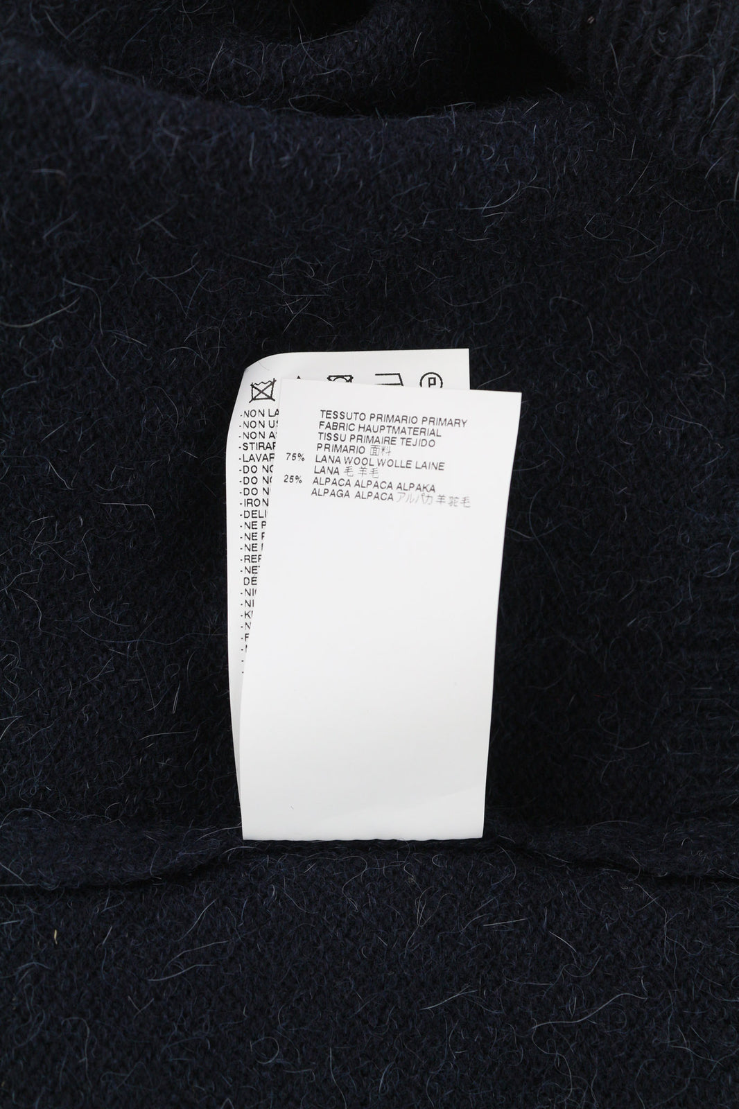 DSQUARED2 Women Jumper S Logo Navy Blue Long Sleeved Pullover Wool Alpaca