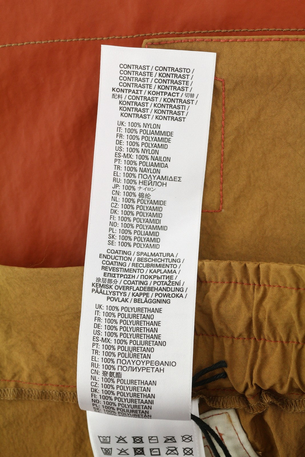 DIESEL P-Glary Men Shorts W32 Cargo Brown Elastic Waist Multi Pockets RRP€175