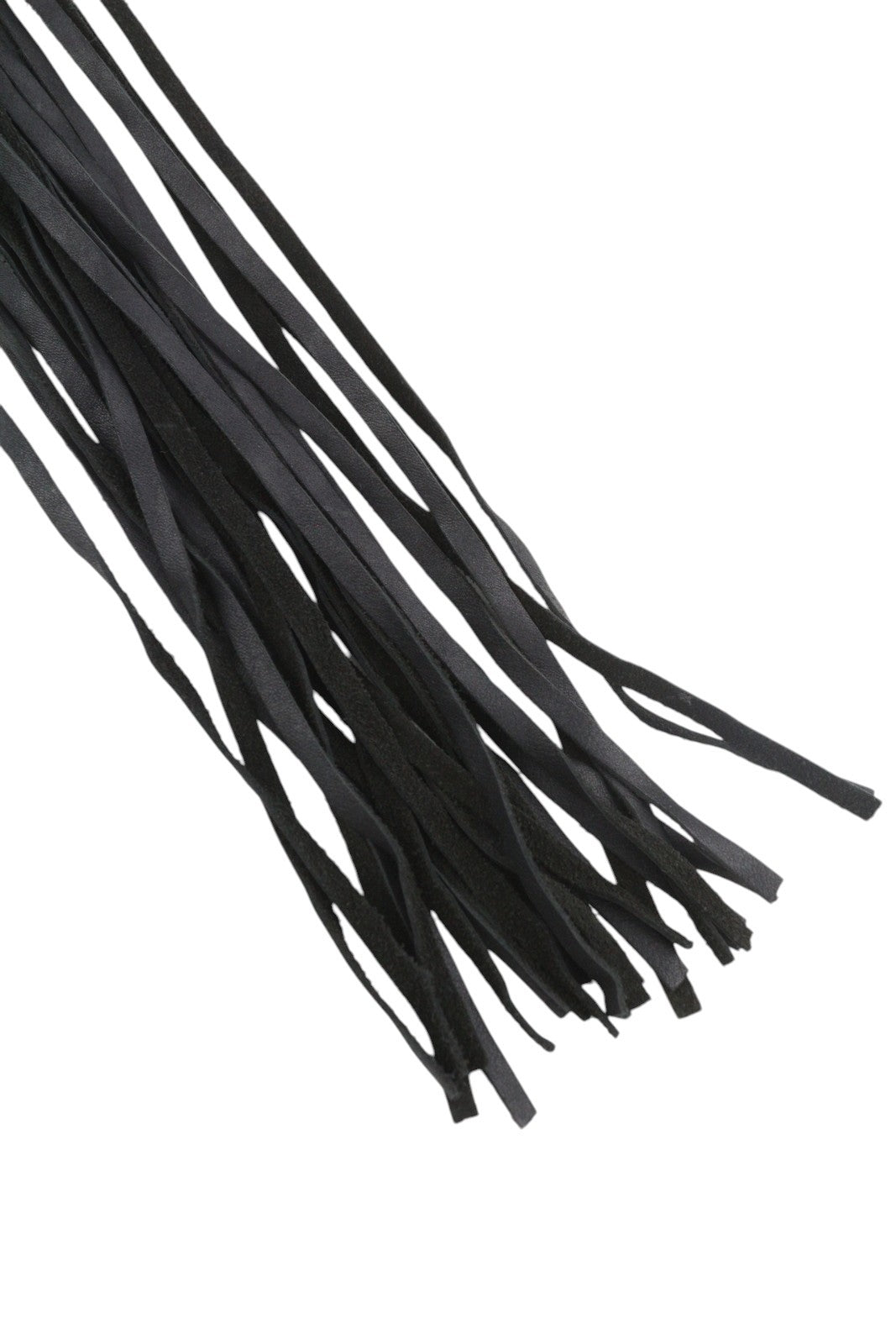 DIESEL L-Leonis 0GANN Women Shorts W24 Black Cowhide Leather Fringe RRP€500