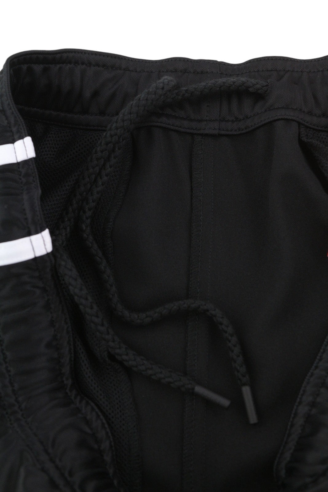 DIESEL Amsb-Stadiom-Wt13 Men Shorts L 55DSL Sports Track Elastic Waist Black