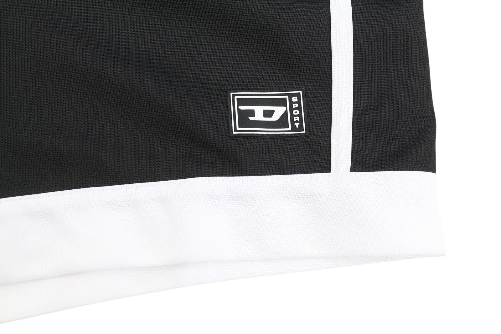 DIESEL Amsb-Stadiom-Wt13 Men Shorts L 55DSL Sports Track Elastic Waist Black